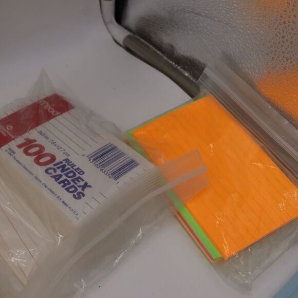 Vintage Paper Lot Writing Pads Index Cards Desk Teacher Rescue Lot - Picture 10 of 12